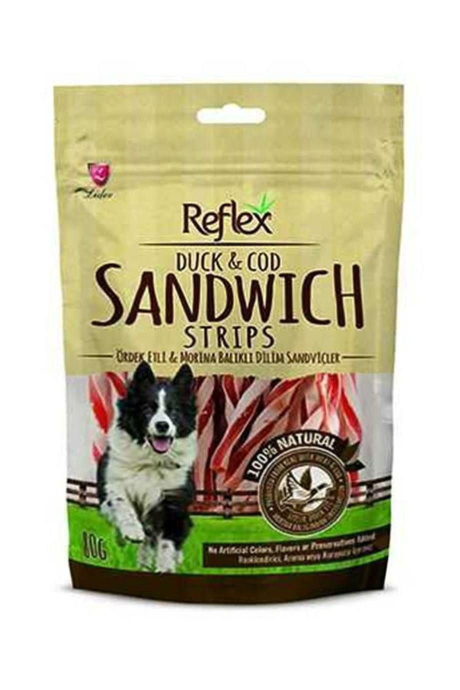 Duck&Cod Strips Ördekli Sandviç Köpek Ödülü 80 Gr