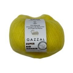 Gazzal Super Kid Mohair / Sarı - 64431