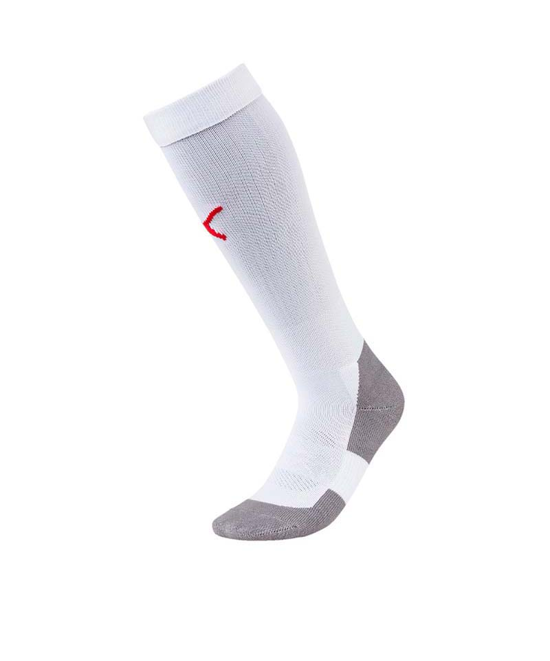 PUMA Liga Core Çoraplar Beyaz/Kırmızı