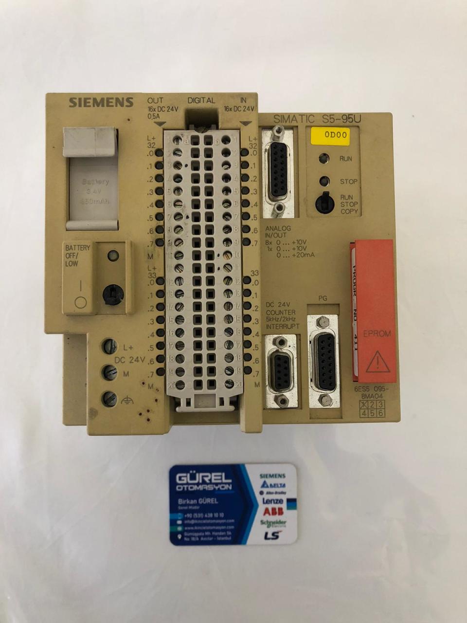 SIEMENS SIMATIC S5 6ES5 095-8MA04 6ES5095-8MA04