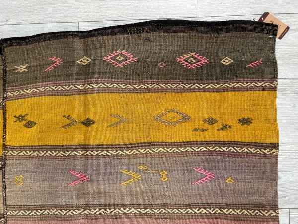 El Dokumasi Halı Kilim Yolluk Paspas Ölçü 174X143 Cm