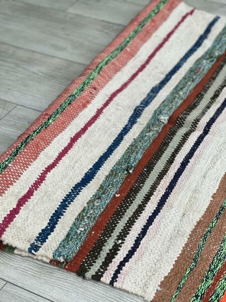 El Dokumasi Halı Kilim Yolluk Paspas Ölçü 244X84 Cm