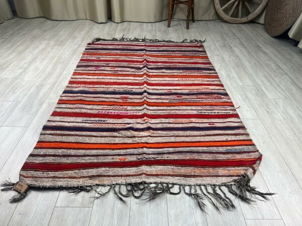 El Dokumasi Halı Kilim Yolluk Paspas Ölçü 227X150 Cm