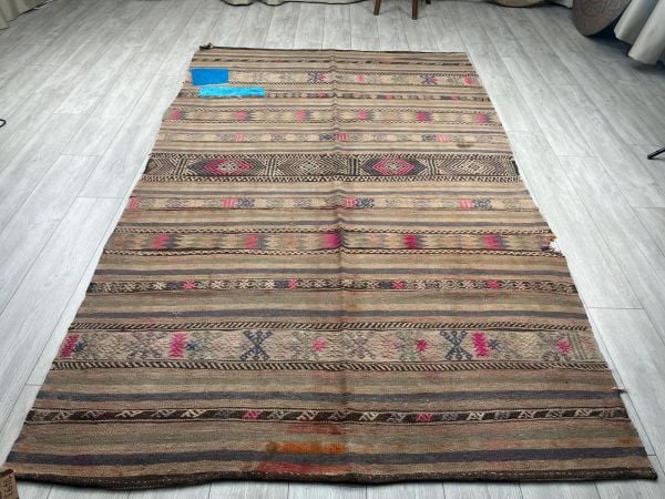 El Dokumasi Halı Kilim Yolluk Paspas Ölçü 280X170 Cm