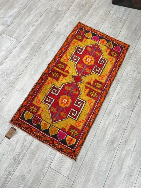 El Dokumasi Halı Kilim Yolluk Paspas Ölçü 117X58 Cm