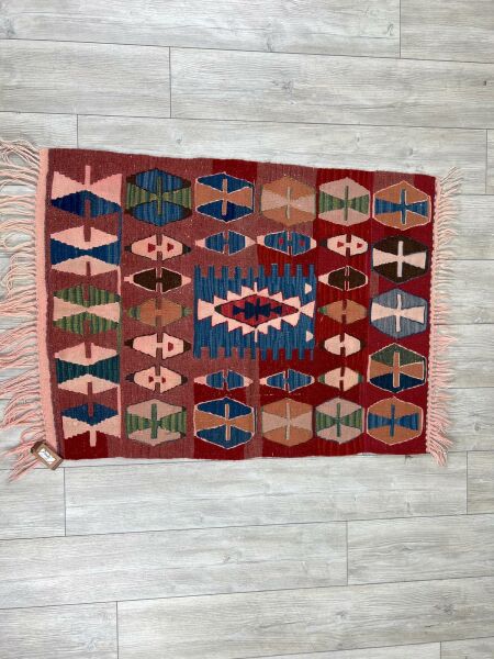 El Dokumasi Halı Kilim Yolluk Paspas Ölçü 115X87 Cm