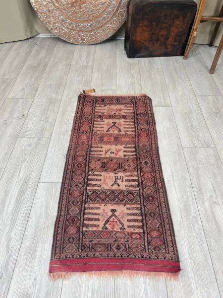 El Dokumasi Halı Kilim Yolluk Paspas Ölçü 110X52 Cm