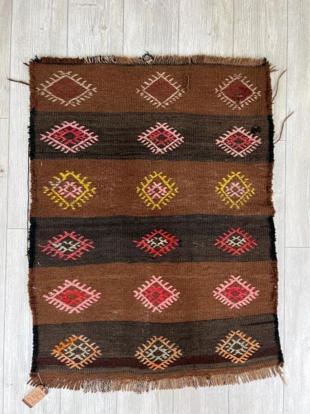 El Dokumasi Halı Kilim Yolluk Paspas Ölçü 116X86 Cm