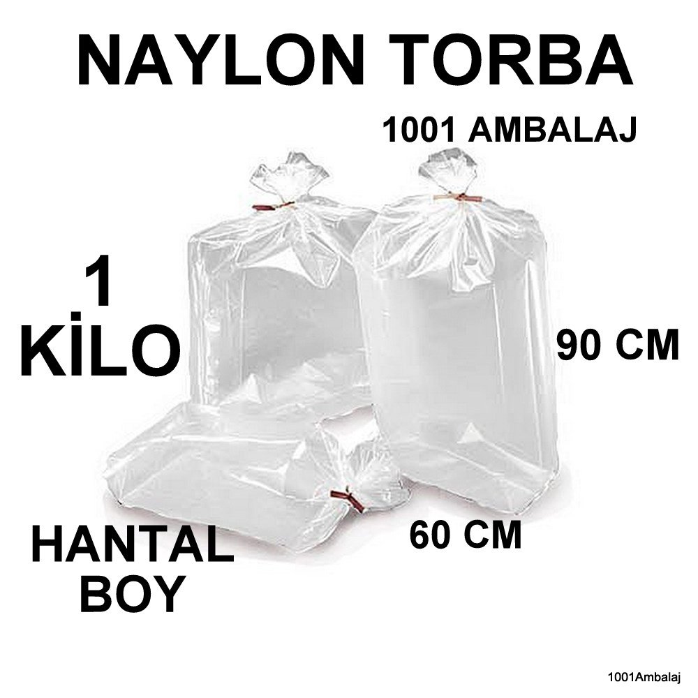 Naylon Torba 60X90 Cm Bakkaliye Torbası 1 Kilo