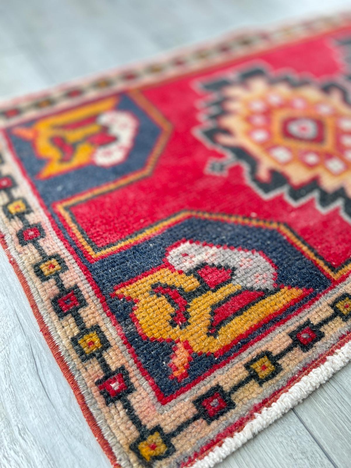 El Dokumasi Halı Kilim Yolluk Paspas Ölçü 105X45 Cm