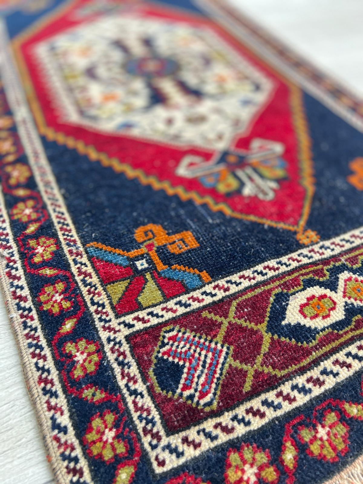 El Dokumasi Halı Kilim Yolluk Paspas Ölçü 110X54 Cm