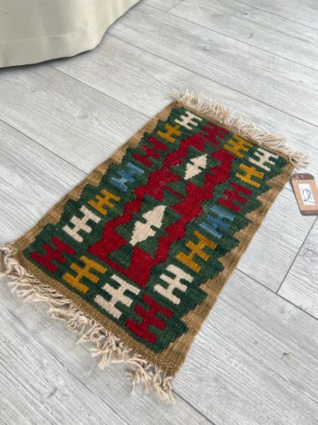 El Dokumasi Halı Kilim Yolluk Paspas Ölçü 46X30 Cm