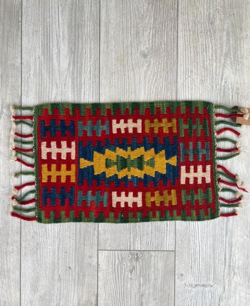 El Dokumasi Halı Kilim Yolluk Paspas Ölçü 46X30 Cm