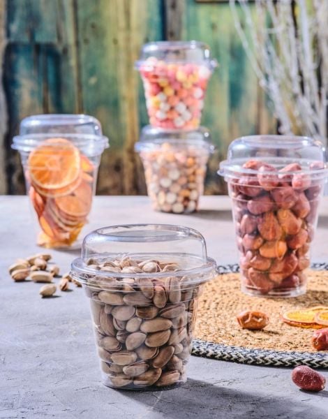 Pet Bardak 600 Ml 20 Oz 95 Çap 1 Koli 1000 Adet Şeffaf 1001 Ambalaj