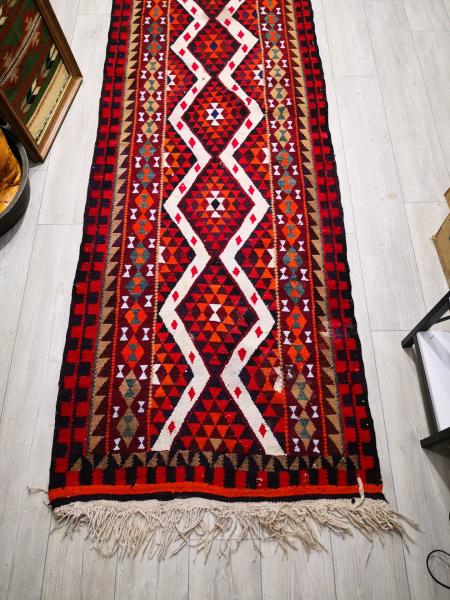 El Dokumasi Herki Yolluk Kilim Aoa Ölçü 330X98Cm