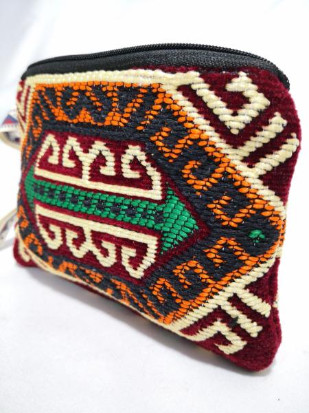 Kilim Desen Cüzdan Boy Çanta Ölçü 17X13Cm