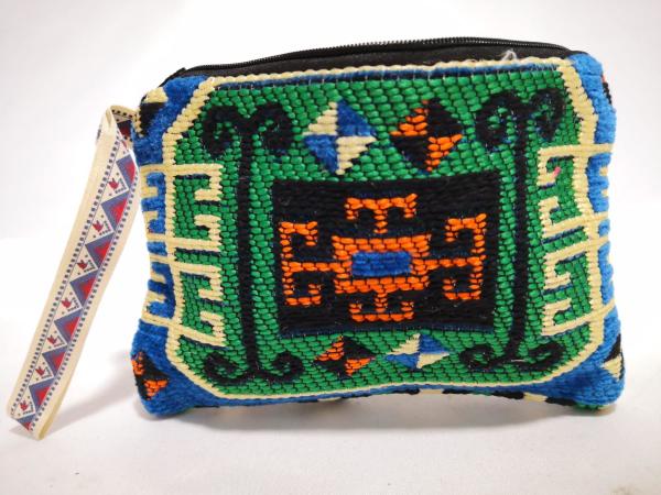 Kilim Desen Cüzdan Boy Çanta Ölçü 17X13Cm