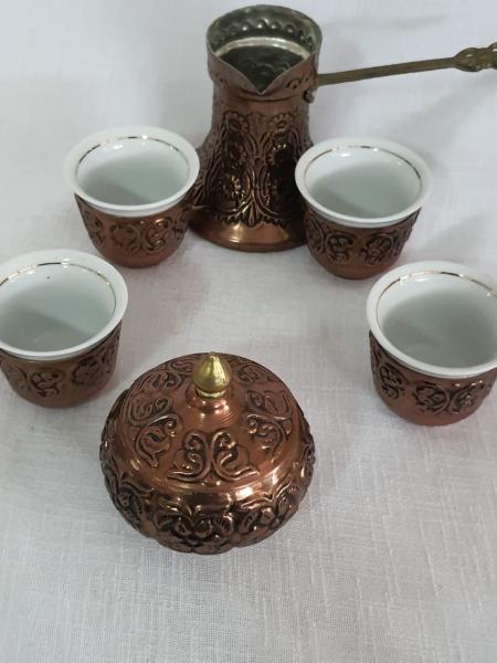 Bakir Mirra Fincan Set Aoa Ölçü 25X25Cm 11Cm Yüksekliği