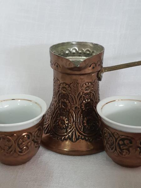 Bakir Mirra Fincan Set Aoa Ölçü 25X25Cm 11Cm Yüksekliği