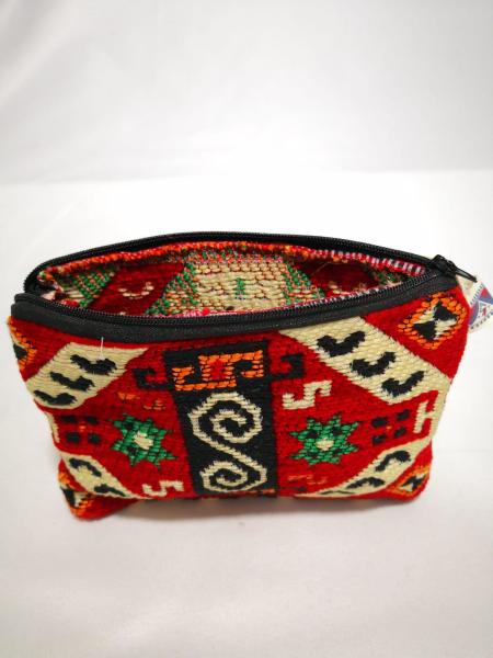 Kilim Desen Cüzdan Boy Çanta Ölçü 17X13Cm