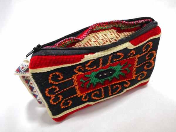 Kilim Desen Cüzdan Boy Çanta Ölçü 17X13Cm