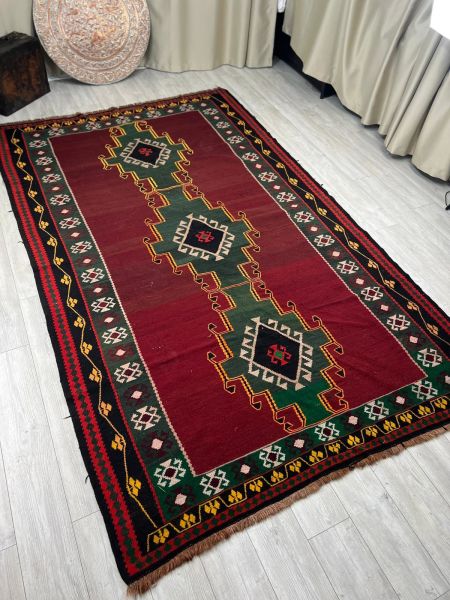 El Dokumasi Halı Kilim Yolluk Paspas Ölçü 346X198 Cm