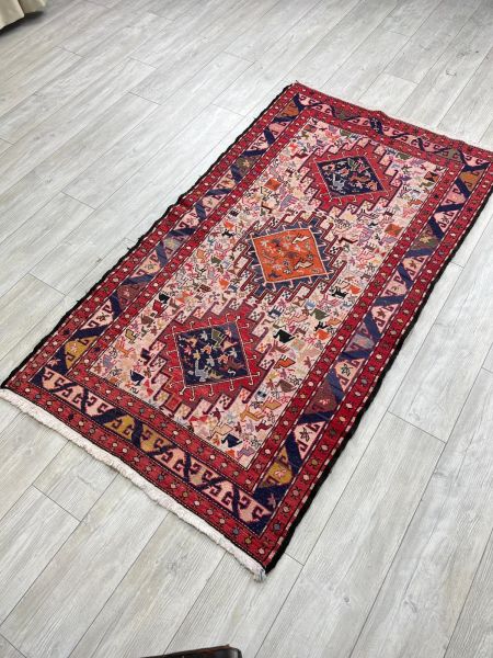 El Dokumasi Halı Kilim Yolluk Paspas Ölçü 197X107 Cm