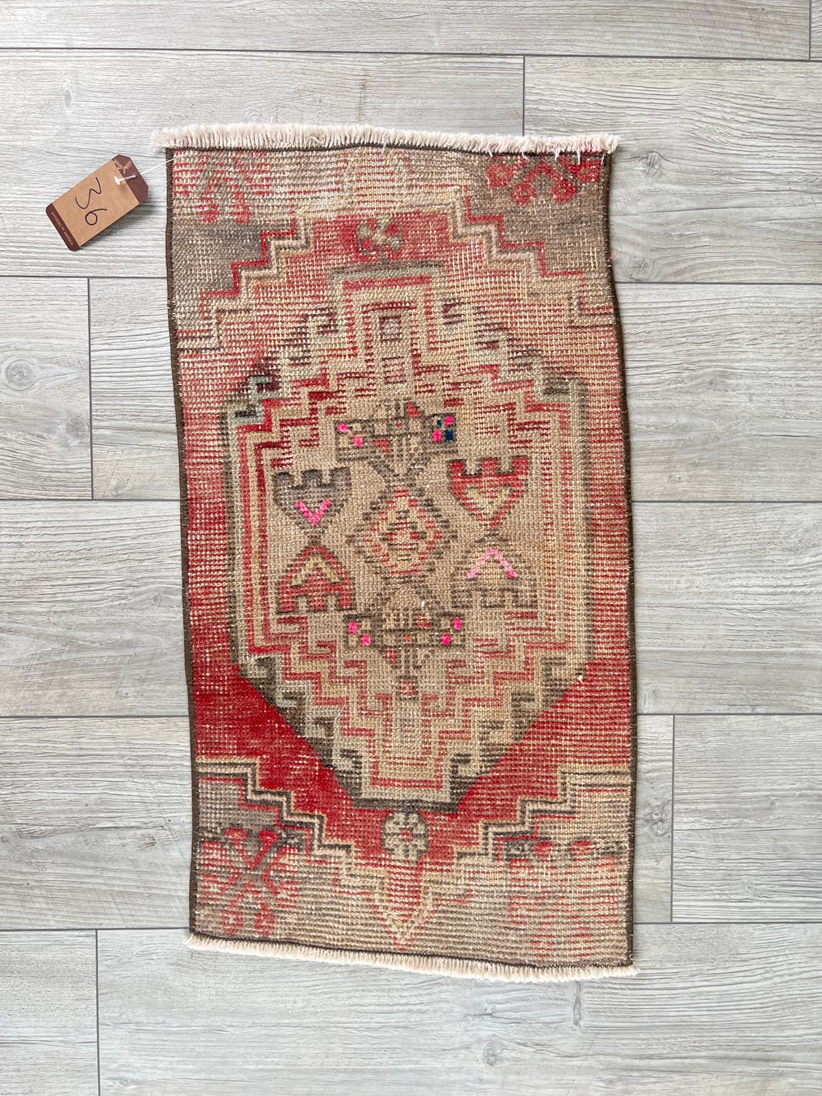 El Dokumasi Halı Kilim Yolluk Paspas Ölçü 76X40,5 Cm