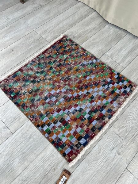 El Dokumasi Halı Kilim Yolluk Paspas Ölçü 75X68 Cm