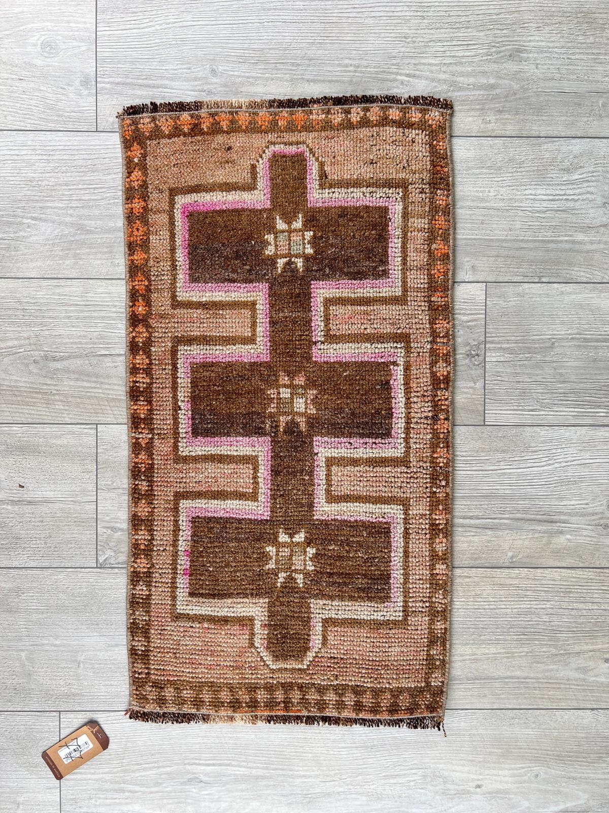 El Dokumasi Halı Kilim Yolluk Paspas Ölçü 85X44,5 Cm