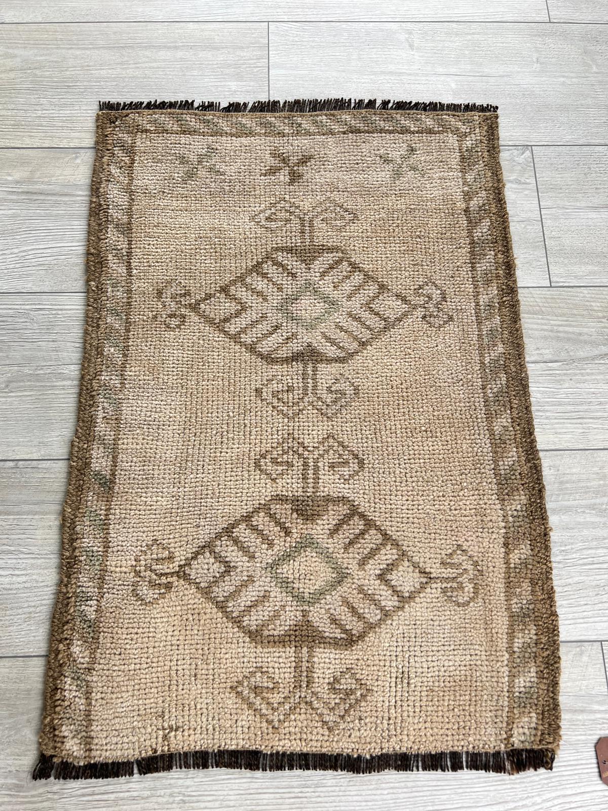 El Dokumasi Halı Kilim Yolluk Paspas Ölçü 77X50 Cm