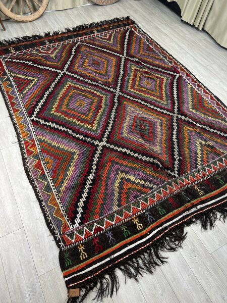 El Dokumasi Halı Kilim Yolluk Paspas Ölçü 315X223 Cm