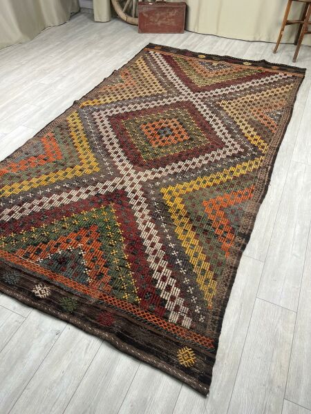 El Dokumasi Halı Kilim Yolluk Paspas Ölçü 335X185 Cm