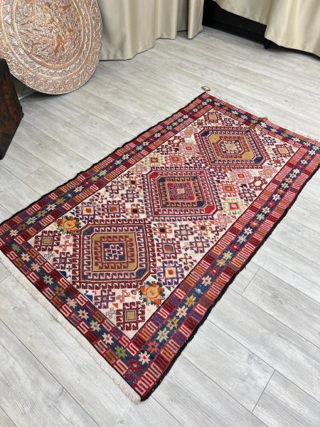 El Dokumasi Halı Kilim Yolluk Paspas Ölçü 202X110 Cm