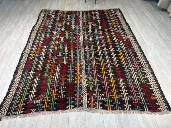 El Dokumasi Halı Kilim Yolluk Paspas Ölçü 260X205 Cm