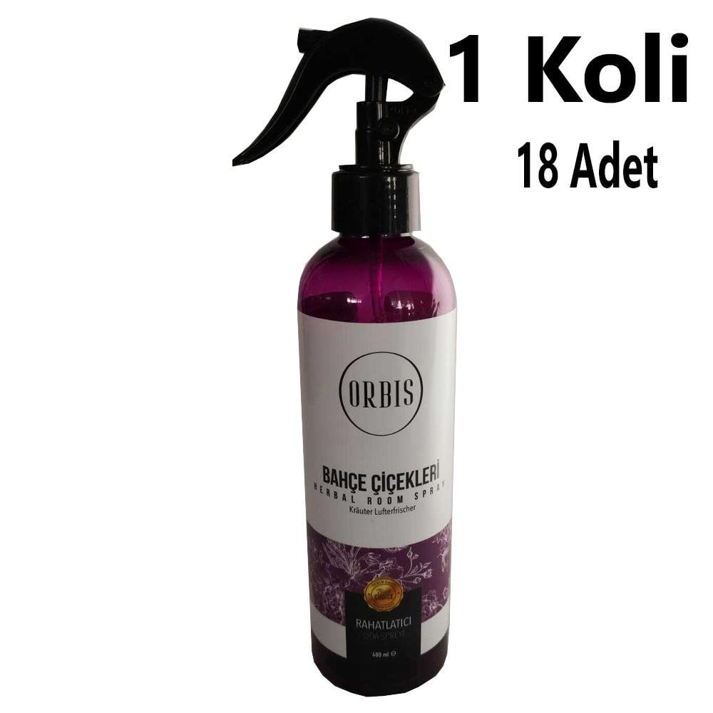 Oda Kokusu 400 Ml Bahçe Çiçek Orbis 18 Adet 1 Koli