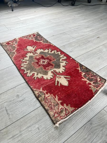 El Dokumasi Halı Kilim Yolluk Paspas Ölçü 88X40 Cm