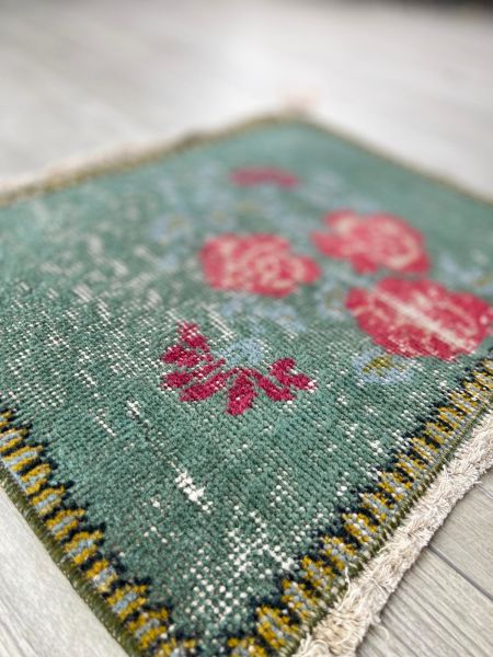 El Dokumasi Halı Kilim Yolluk Paspas Ölçü 53X43 Cm