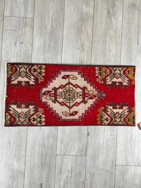 El Dokumasi Halı Kilim Yolluk Paspas Ölçü 86X41 Cm