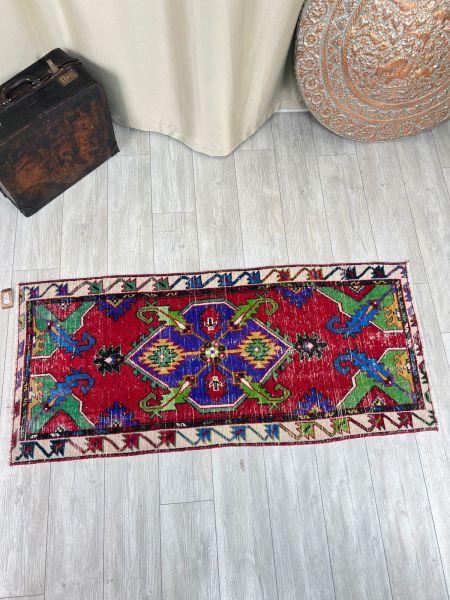 El Dokumasi Halı Kilim Yolluk Paspas Ölçü 138X81 Cm