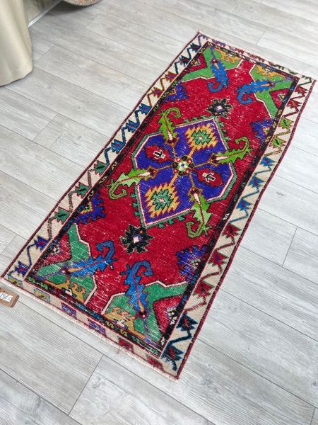 El Dokumasi Halı Kilim Yolluk Paspas Ölçü 138X81 Cm