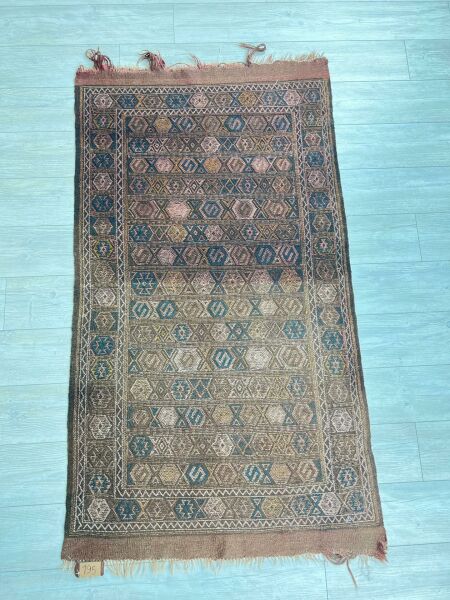 El Dokumasi Halı Kilim Yolluk Paspas Ölçü 190X104 Cm