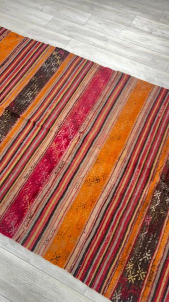 El Dokumasi Halı Kilim Yolluk Paspas Ölçü 272X153 Cm