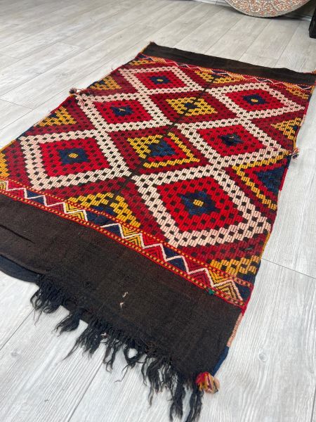 El Dokumasi Halı Kilim Yolluk Paspas Ölçü 162X191 Cm