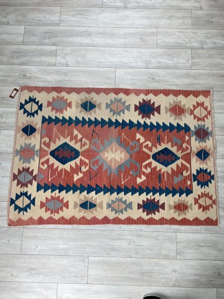 El Dokumasi Halı Kilim Yolluk Paspas Ölçü 171X115 Cm