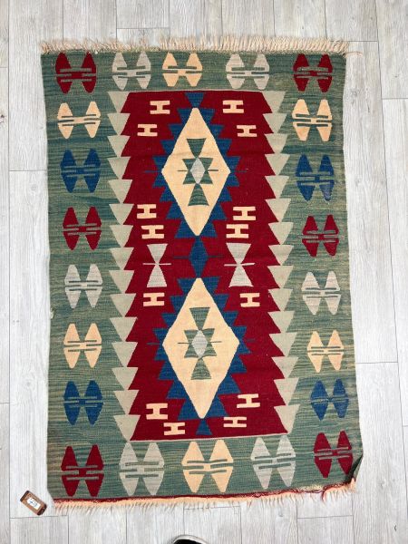 El Dokumasi Halı Kilim Yolluk Paspas Ölçü 160X110 Cm