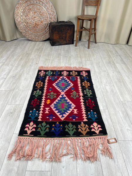 El Dokumasi Halı Kilim Yolluk Paspas Ölçü 125X84 Cm