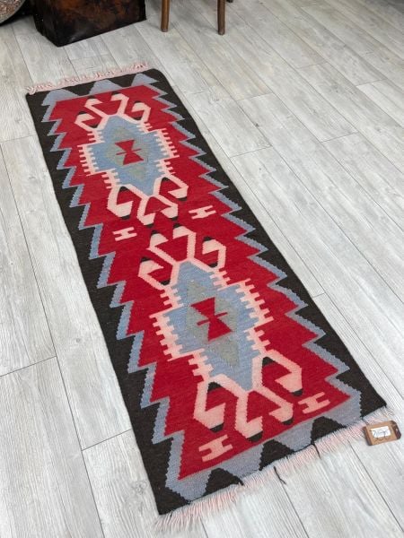 El Dokumasi Halı Kilim Yolluk Paspas Ölçü 175X61 Cm