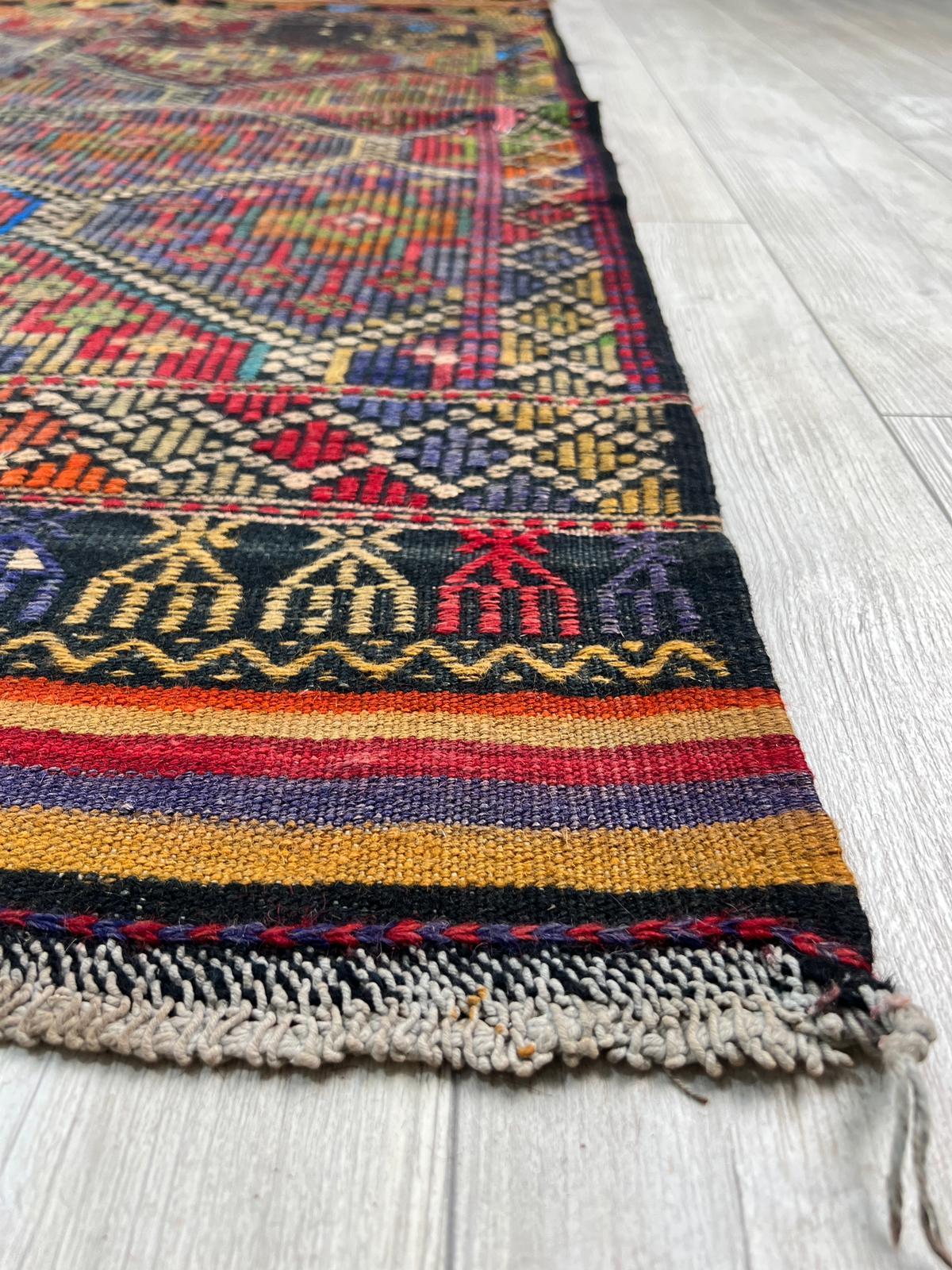 El Dokumasi Halı Kilim Yolluk Paspas Ölçü 188X124 Cm