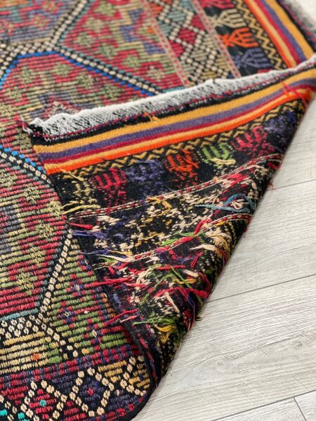 El Dokumasi Halı Kilim Yolluk Paspas Ölçü 188X124 Cm